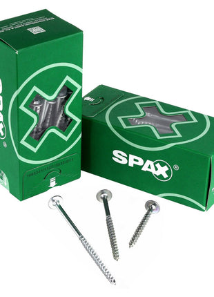 SPAX HI.FORCE Tellerkopfschraube 8,0 x 200 mm 50 Stk. ( 0251010802005 ) Teilgewinde Torx T-STAR plus T40 4CUT WIROX - Toolbrothers