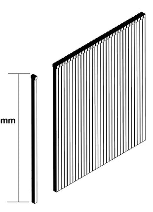 Makita Stauchkopfnagel Brads 25mm 5000 Stück galvanisiert ( F-31883 ) für Makita Nagler DBN500/AF505/AF506 - Toolbrothers