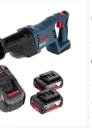 Bosch GSA 18 V-Li Akku Säbelsäge 18V + 2x Akku 6,0Ah + Ladegerät - Toolbrothers