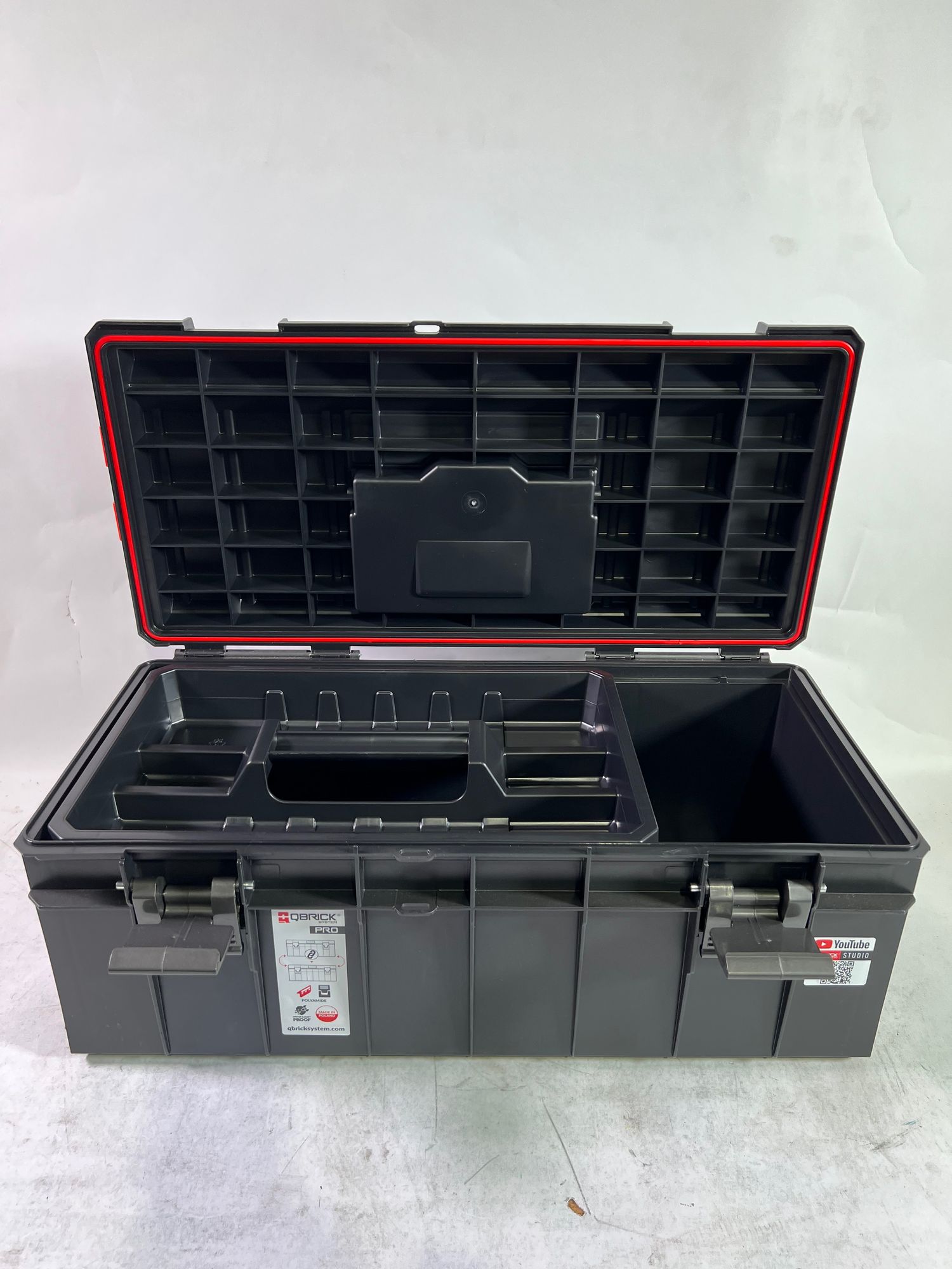 Qbrick System PRO 600 Basic stapelbar 545 x 270 x 230 mm 22 l IP54 Unvollstaendig 2 - toolbrothers