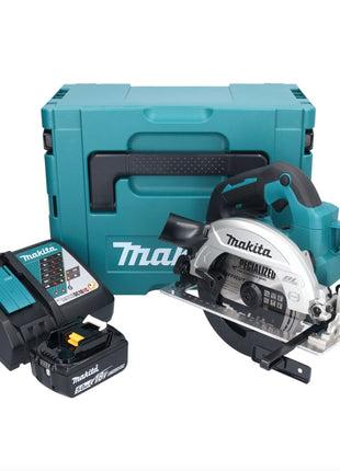 Makita DHS 661 RT1JU Akku Handkreissäge 18 V 165 mm Brushless + 1x 5,0Ah Akku + Ladegerät + Makpac - Toolbrothers