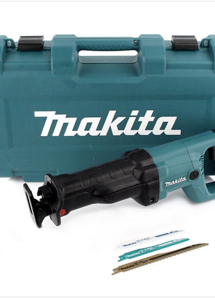 MAKITA JR 3050 T Säbelsäge Reciprosäge + Transportkoffer + 3 teiliges Sägeblatt-Set - Toolbrothers