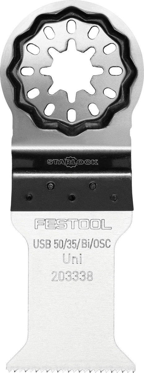 Festool USB 50/35/Bi/OSC/5 Lame de scie universelle Starlock ( 203338 ) Bi-métal