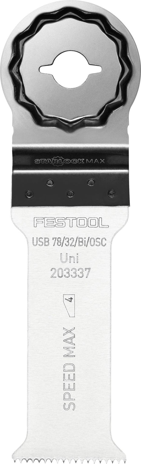 Festool USB 78/32/Bi/OSC/5 Lame de scie universelle Starlock MAX ( 203337 ) Bi-métal