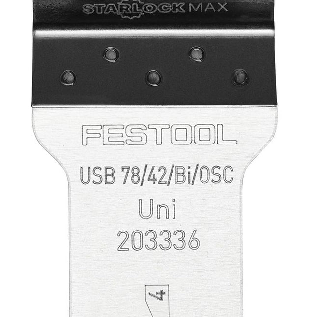 Festool USB 78/42/Bi/OSC/5 Lame de scie universelle Starlock MAX ( 203336 ) Bi-métal
