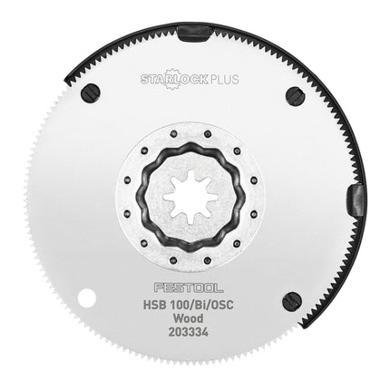 Festool HSB 100/Bi/OSC Lame de scie pour bois Starlock PLUS ( 203334 ) Bi-métal