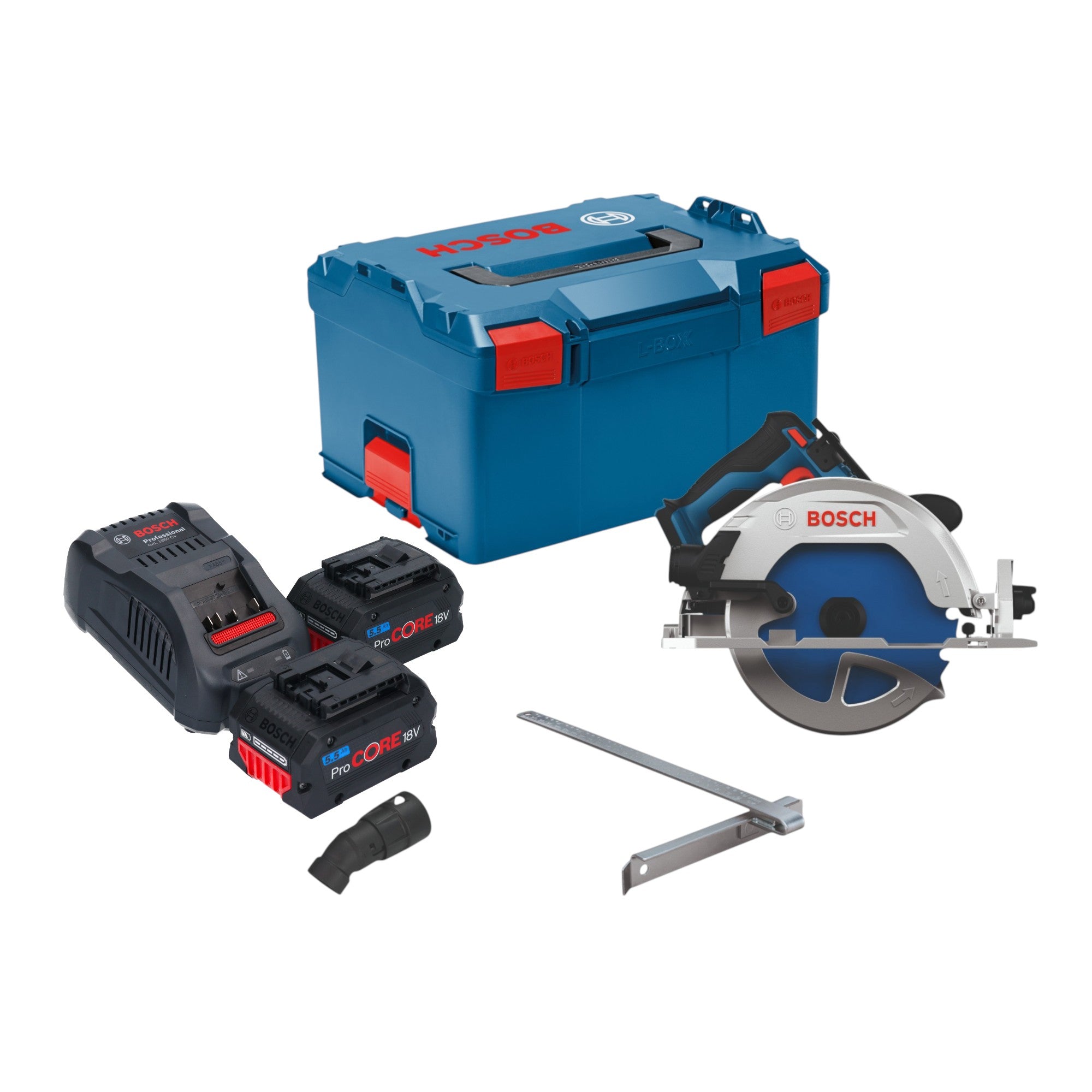 Bosch GKS 18V 68 2 Akku Kreissaege 18 V 190 mm Brushless 2x ProCORE Akku 5 5 Ah Ladegeraet L Boxx 0 - toolbrothers