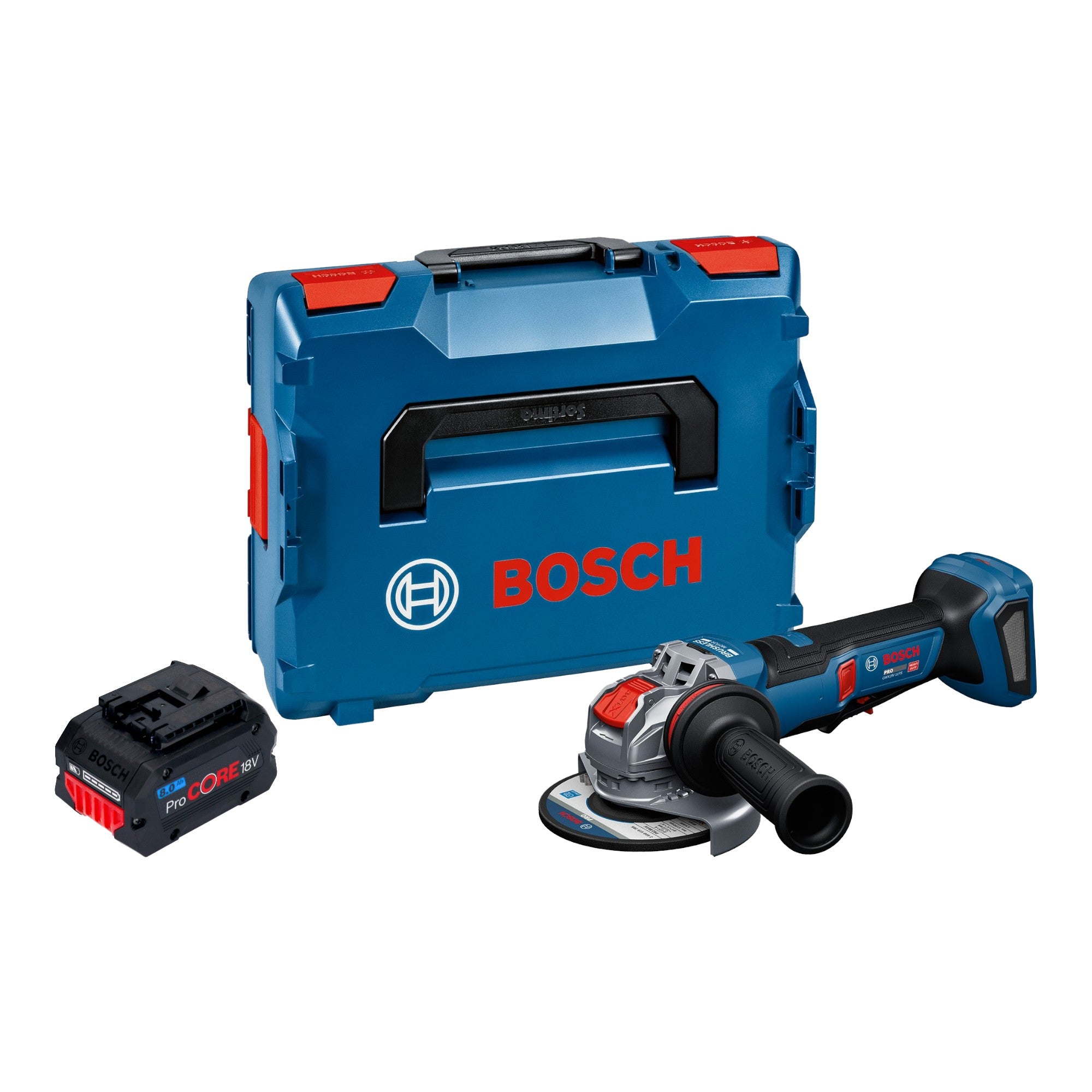Bosch GWX 18V 11 PS Akku Winkelschleifer 18 V 125 mm 1x ProCORE Akku 8 0 Ah L Boxx ohne Ladegeraet 0 - toolbrothers