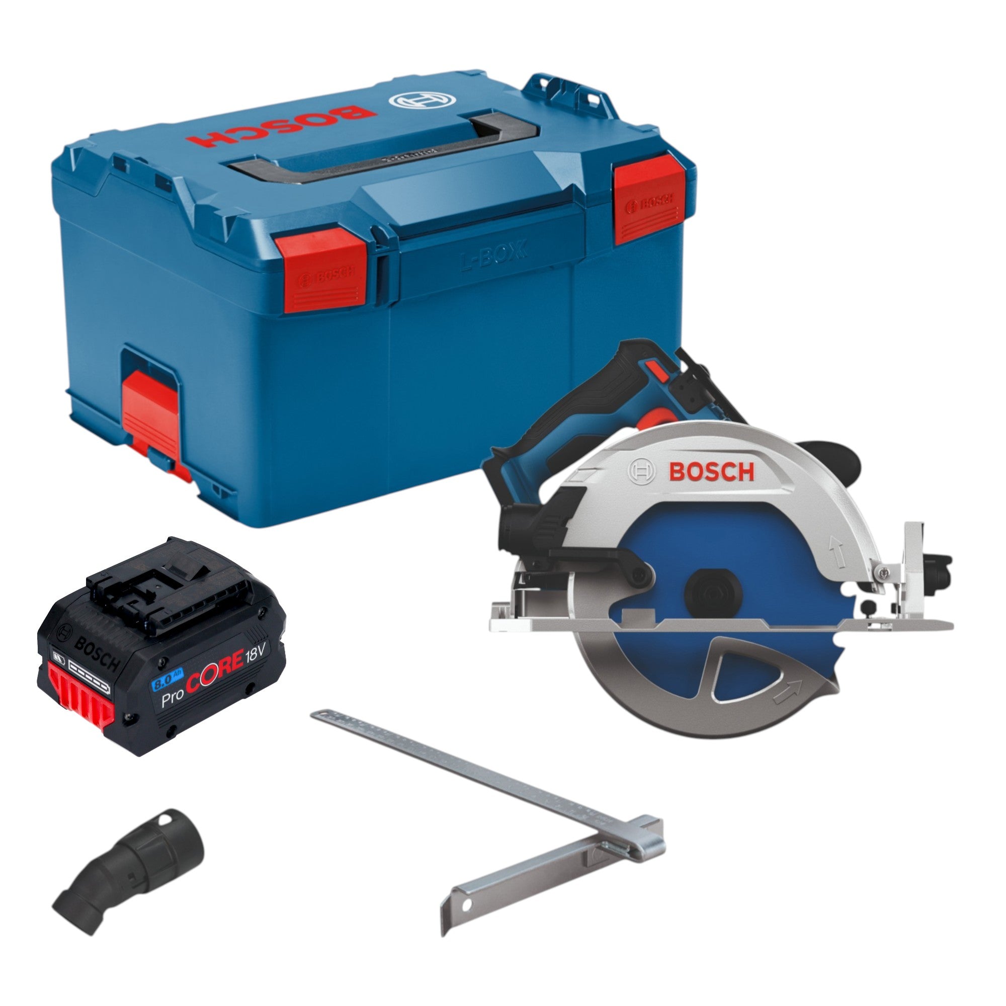 Bosch GKS 18V 68 2 Akku Kreissaege 18 V 190 mm Brushless 1x ProCORE Akku 8 0 Ah L Boxx ohne Ladegeraet 0 - toolbrothers