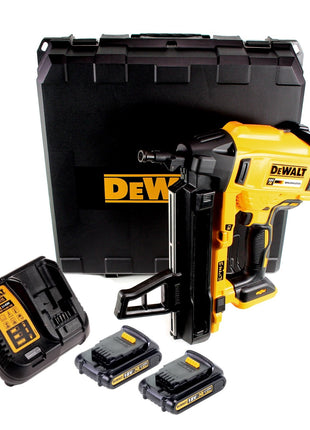 DeWalt DCN 890 S2 Akku Nagler 18 V Li-Ion Brushless im Koffer + 2 x 1,5 Ah Akku + Ladegerät - Toolbrothers