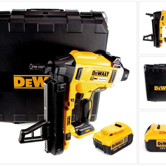 DeWalt DCN 890 NT Akku Nagler 18 V Li-Ion Brushless im Koffer + 1 x 4,0 Ah Akku - ohne Ladegerät - Toolbrothers
