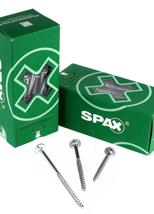 SPAX HI.FORCE Tellerkopfschraube 8,0 x 220 mm 100 Stk. ( 2x 0251010802205 ) Teilgewinde Torx T-STAR plus T40 4CUT WIROX - Toolbrothers