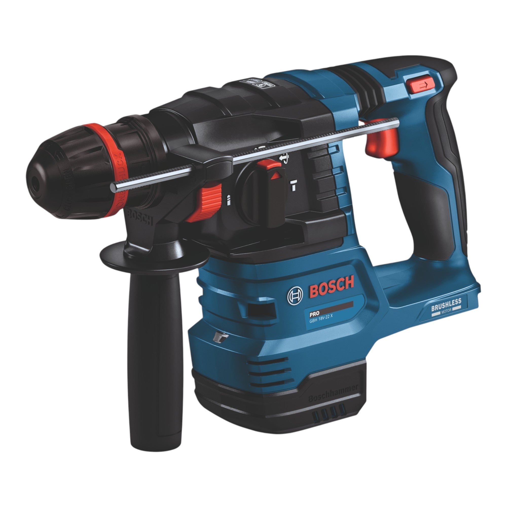 Bosch GBH 18V 22 X Professional Akku Bohrhammer 18 V 2 J SDS plus Brushless 0611924100 Solo ohne Akku ohne Ladegeraet 0 - toolbrothers