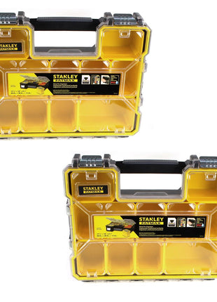 Stanley Profi Organizer FATMAX Set mit tiefen Fächern ( 2x 1-97-518 ) Wasserdicht IP 53 mit Metallschliessen - Toolbrothers