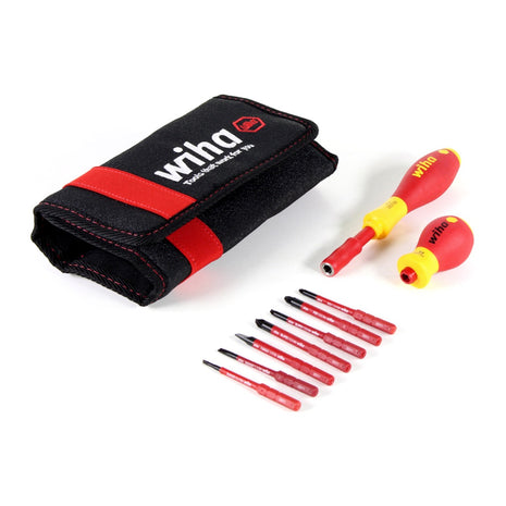 Wiha slimVario Schraubendreher und Bit Starter Set ( 2831 T902 41233 ) in Tasche VDE 1000 Volt - Toolbrothers