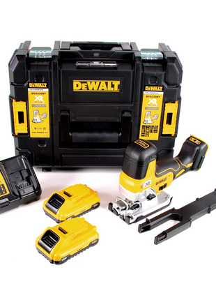 DeWalt DCS 335 L2 Akku Stichsäge 18V + 2x Akkus 3,0 Ah + 1x Schnellladegerät in TSTAK - Toolbrothers