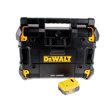 DeWalt DWST1-81078 Akku Netz Baustellenradio TSTAK DAB+ USB IP54 Bluetooth + 1x Akku 5,0Ah - Toolbrothers