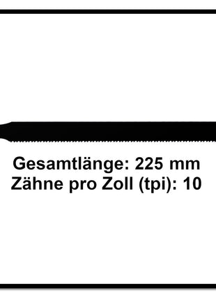 Komet Säbelsägeblatt PALLETS 225mm 10-10tpi 5 Stk. ( 501.398 ) HSS-Bi-Metall - Toolbrothers