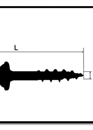 KREG Pocket-Hole Linsenkopfschrauben SML-C Starter Set Maxi 600 Stk für den Innengebrauch Vierkantantrieb Teilgewinde Grobgewinde selbstschneidend verzinkt - Toolbrothers