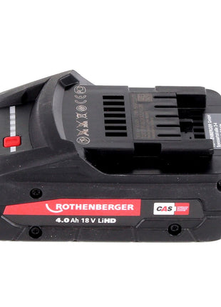 Rothenberger ROMAX 4000 Akku Pressmaschine 18V + 2x Akku 4,0Ah + Ladegerät + Koffer - Toolbrothers