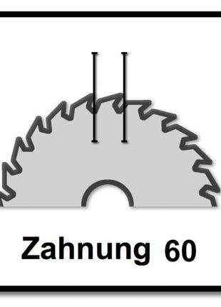 Festool Spezial Kreissägeblatt HW 216 x 30 x 2,3 mm W60 ( 491051 ) 216 mm 60 Zähne - Toolbrothers