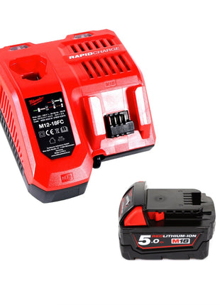 Milwaukee M18 FIWF12-501X Akku Schlagschrauber 1/2" 18 V 300 Nm + 1x Akku 5,0 Ah + Ladegerät + HD Box - Toolbrothers