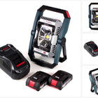 Bosch GLI 18V-2200 C Akku Lampe 18V 2200lm Bluetooth ( 0601446501 ) + 2x 2,0 Ah Akku + Ladegerät - Toolbrothers