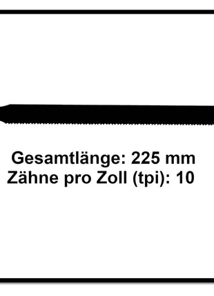 Komet Säbelsägeblatt PALLETS 225mm 10tpi 25 Stk. ( 5x 501.360 ) HSS-Bi-Metall - Toolbrothers