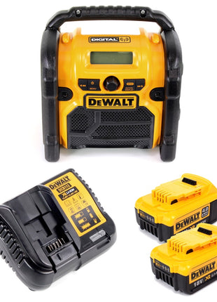 DeWalt DCR 020 M2 Akku Baustellenradio DAB+ + 2x Akku 4,0Ah + Ladegerät - Toolbrothers