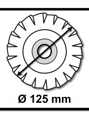 Bosch Fächerschleifscheiben X551 Expert for Metal 125mm, K80, 10 Stück ( 10x 2608606718 ) - Toolbrothers