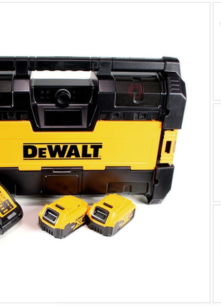 DeWalt DWST1-75663 P2 Akku Baustellenradio DAB+ + 2x Akku 5,0Ah + Ladegerät - Toolbrothers