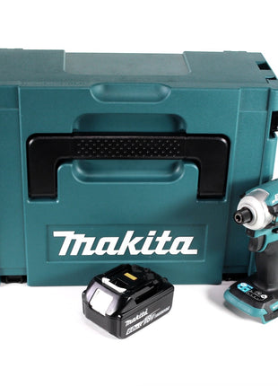 Makita DTD 171 G1J Akku Schlagschrauber 18 V 180 Nm 1/4" Brushless + 1x Akku 6,0 Ah + Makpac - ohne Ladegerät - Toolbrothers