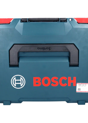 Bosch GWS 12V-76 Professional Akku Winkelschleifer 12 V 76 mm Brushless ( 06019F200B ) + 2x Akku 3,0 Ah + Ladegerät + L-Boxx - Toolbrothers