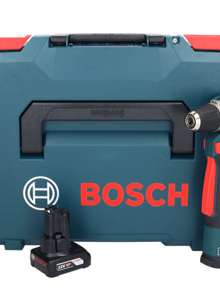 Bosch Professional GWB 12V-10 Akku Winkelbohrmaschine 12 V + 1x Akku 6,0 Ah + L-Boxx - ohne Ladegerät - Toolbrothers