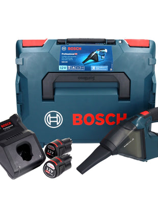 Bosch GAS 12V Professional Akku Staubsauger 12 V 0,35 l + 2x Akku 3,0 Ah + Ladegerät + L-Boxx - Toolbrothers