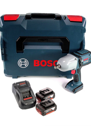 Bosch GDS 18V-LI HT Akku Drehschlagschrauber 18V 650 Nm ( 06019B1302 ) mit 2x 6,0 Ah Akku und Lader in L-Boxx - Toolbrothers