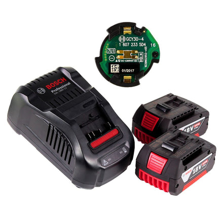 Bosch GWX 18V-10 C Akku Winkelschleifer 18V 125mm brushless X-LOCK + 2x Akku 5,0Ah + Ladegerät + Connectivity Modul + L-BOXX - Toolbrothers