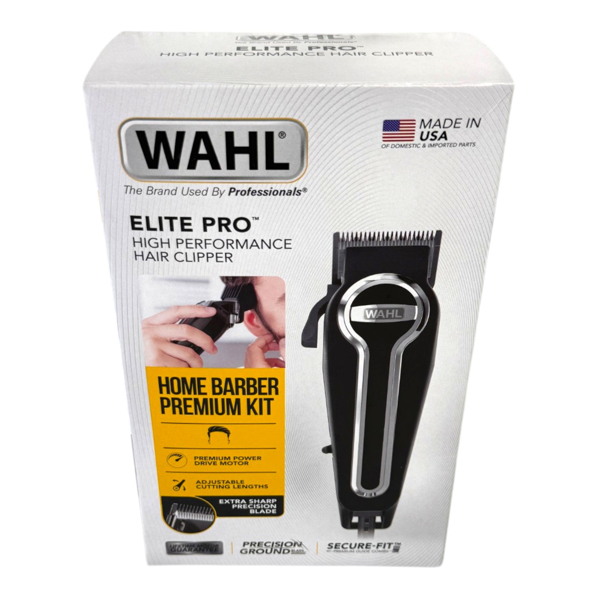 Wahl Elite Pro Haarschneidemaschine 230 V 1 25 mm 20106 0460 10x Aufsteckkamm 0 - toolbrothers