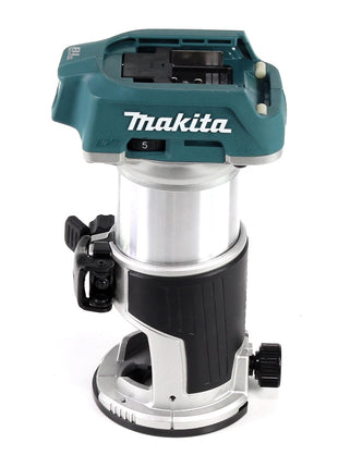 Makita DRT 50 RFJ Akku Multifunktionsfräse brushless 18 V + 2x Akkus 3,0 Ah + Schnellladegerät im Makpac 3 - Toolbrothers