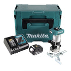 Makita DRT 50 RM1J Akku Multifunktionsfräse brushless 18V + 1x Akku 4,0 Ah + Schnellladegerät im Makpac 3 - Toolbrothers