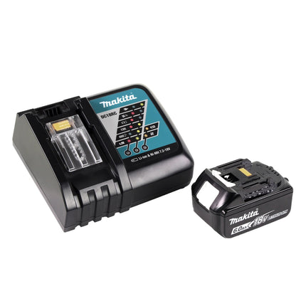 Makita DRT 50 RG1J Akku Multifunktionsfräse brushless 18V + 1x Akku 6,0 Ah + Schnellladegerät im Makpac 3 - Toolbrothers