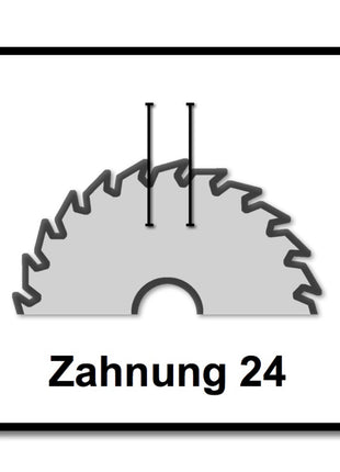 Bosch Kreissägeblatt Standard for Wood 160 x 1,5 x 20 / 15,875 mm 24 Zähne ( 2608837676 ) - Toolbrothers