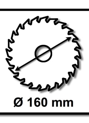 Bosch Kreissägeblatt Standard for Wood 160 x 1,5 x 20 / 15,875 mm 48 Zähne ( 2608837678 ) - Toolbrothers