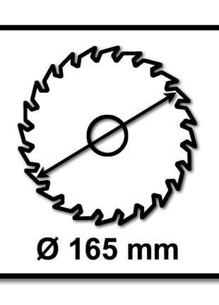 Bosch Kreissägeblatt Standard for Wood 165 x 1,5 x 15,875 mm 48 Zähne ( 2608837683 ) - Toolbrothers