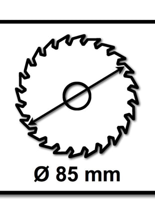 Bosch Kreissägeblatt Standard for Multimaterial 85 x 1,5 x 15 mm 30 Zähne ( 2608837752 ) - Toolbrothers