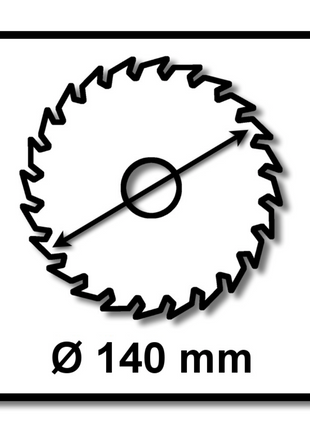 Bosch Kreissägeblatt Expert for Wood 140 x 1,3 x 20 mm 42 Zähne für Holz ( 2608644500 ) - Toolbrothers