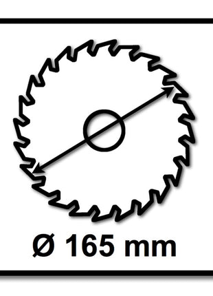 Bosch Kreissägeblatt Expert for Wood 165 x 1,0 x 20 mm 12 Zähne für Holz ( 2608644506 ) - Toolbrothers