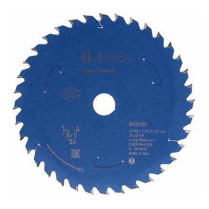 Bosch Kreissägeblatt Expert for Wood 165 x 1,0 x 20 mm 36 Zähne für Holz ( 2608644508 ) - Toolbrothers