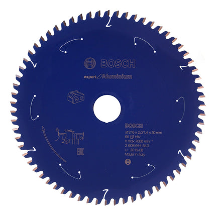 Bosch Kreissägeblatt Expert for Aluminium 216 x 1,4 x 30 mm 66 Zähne ( 2608644543 ) - Toolbrothers