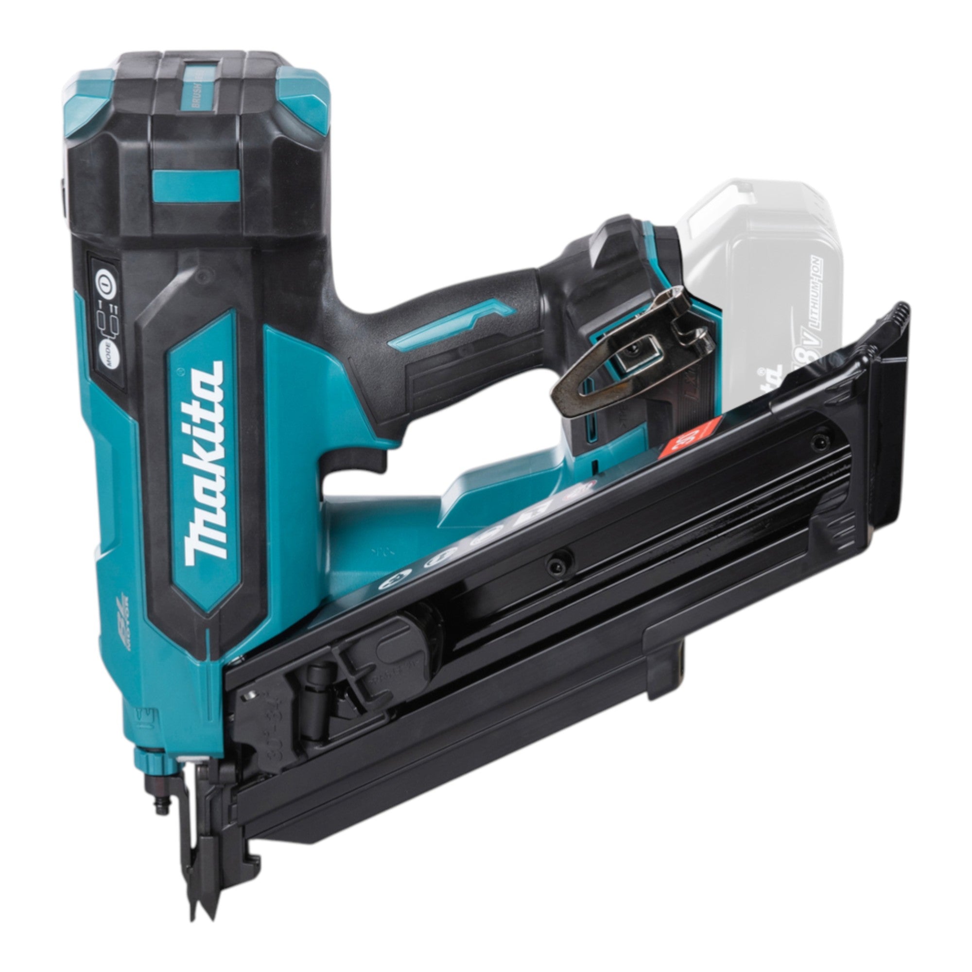 Makita DBN 900 RT1K Akku Streifennagler 18 V 50 90 mm Brushless 1x Akku 5 0 Ah Ladegeraet Koffer 1 - toolbrothers